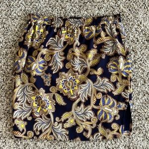 Ann Taylor Loft paisley skirt, size S petite